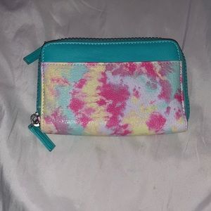 Tye dye wallet